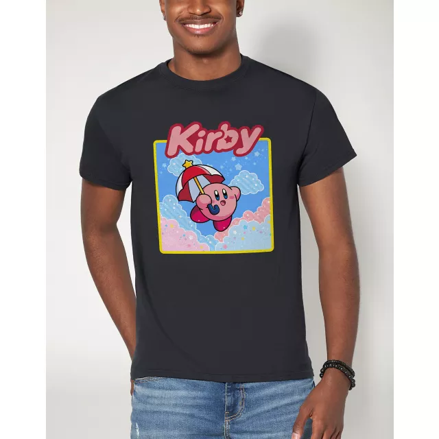 Starry Floating Kirby T Shirt at Spencer's