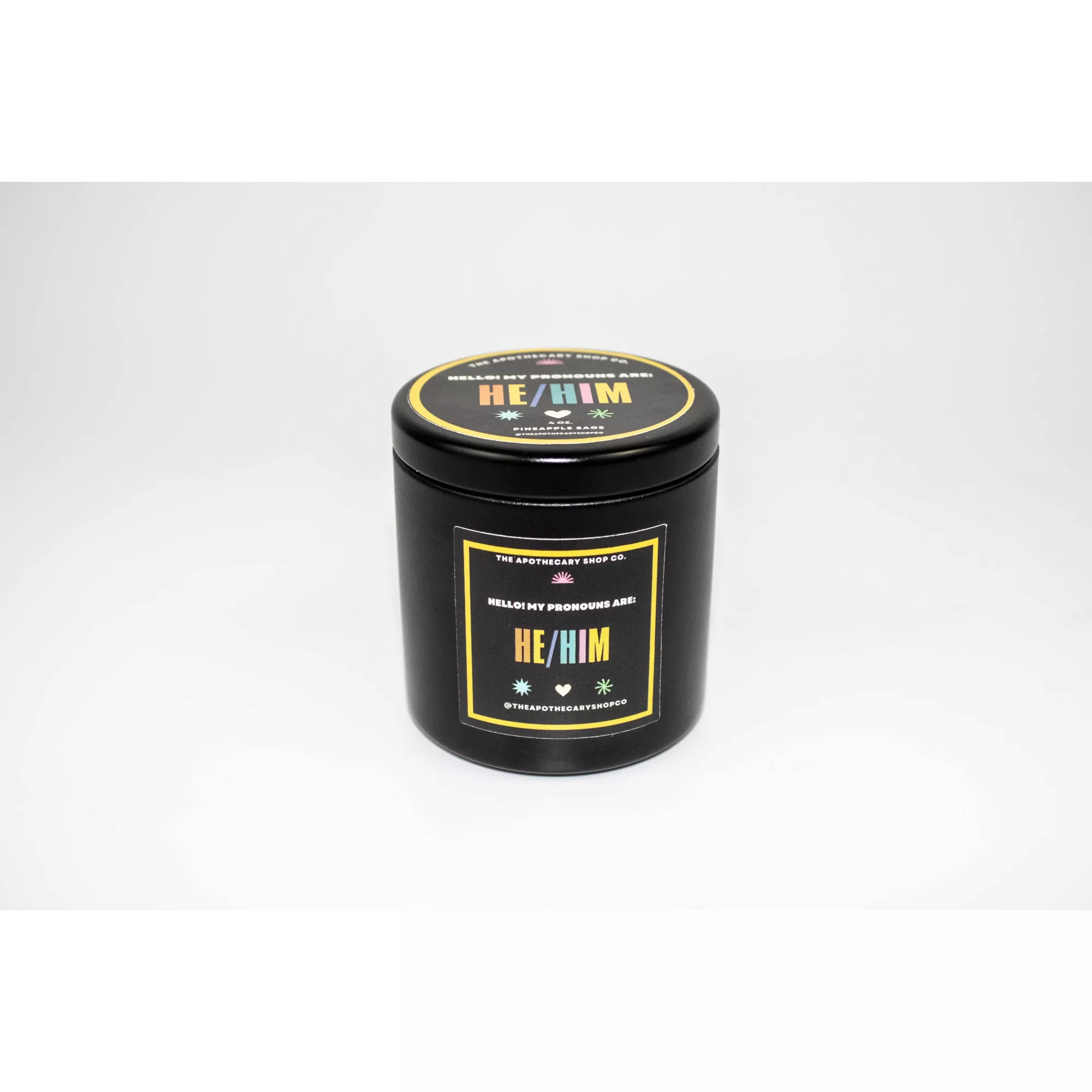 Genderfluid He/Him Candle at Spencer's