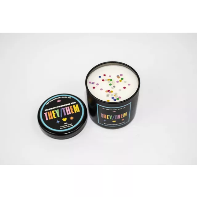 Genderfluid They/Them Candle at Spencer's