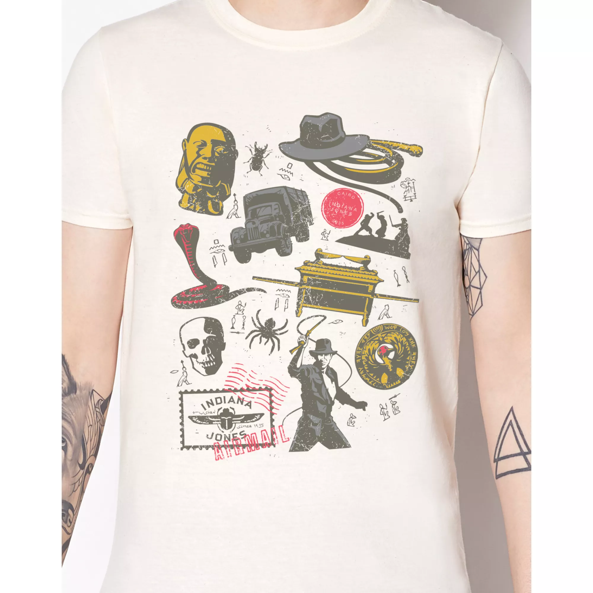 Vintage Icon Indiana Jones T Shirt at Spencer's