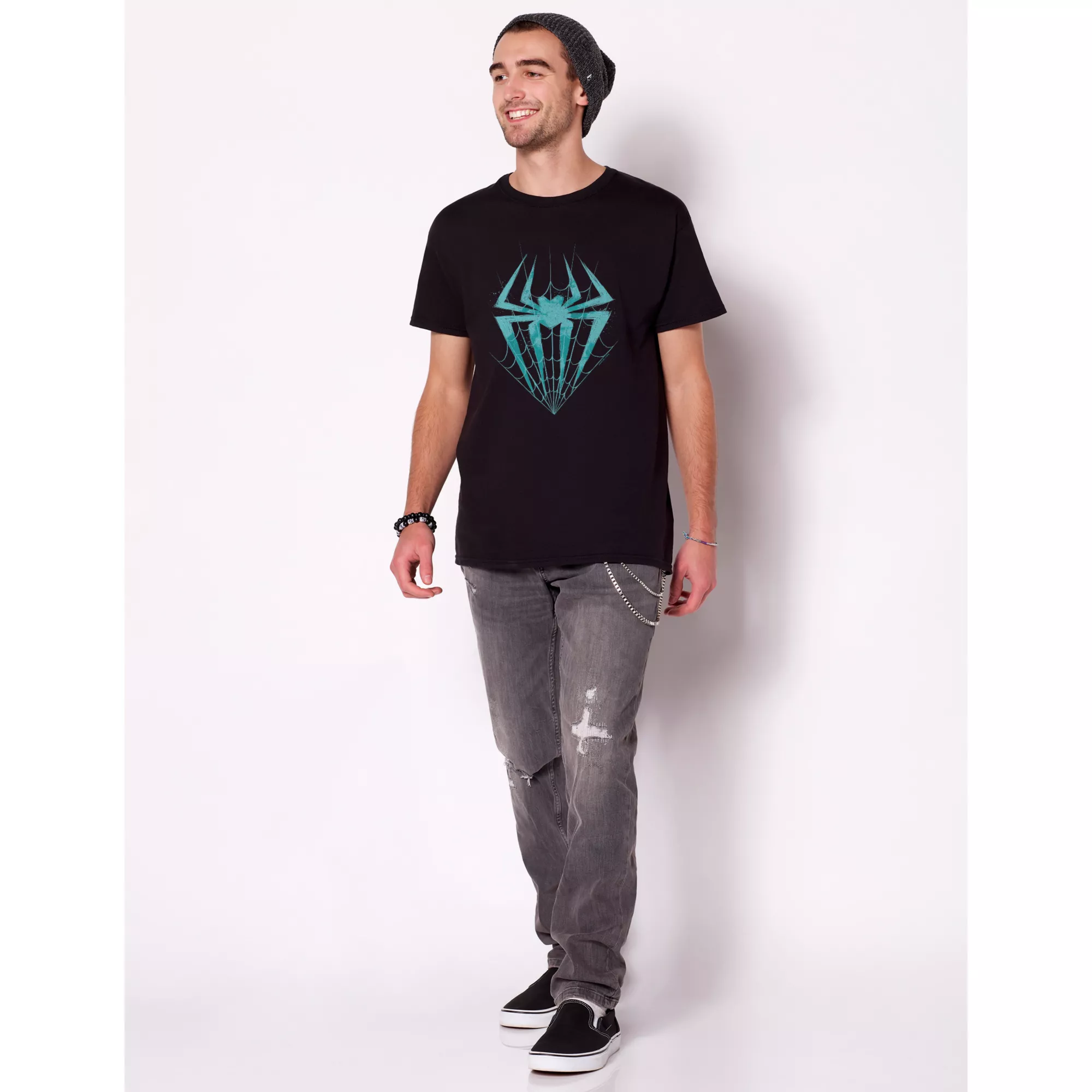 Blue Spider-Man Symbol T Shirt at Spencer's