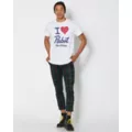 I Love Pabst T Shirt - Blue Ribbon at Spencer's