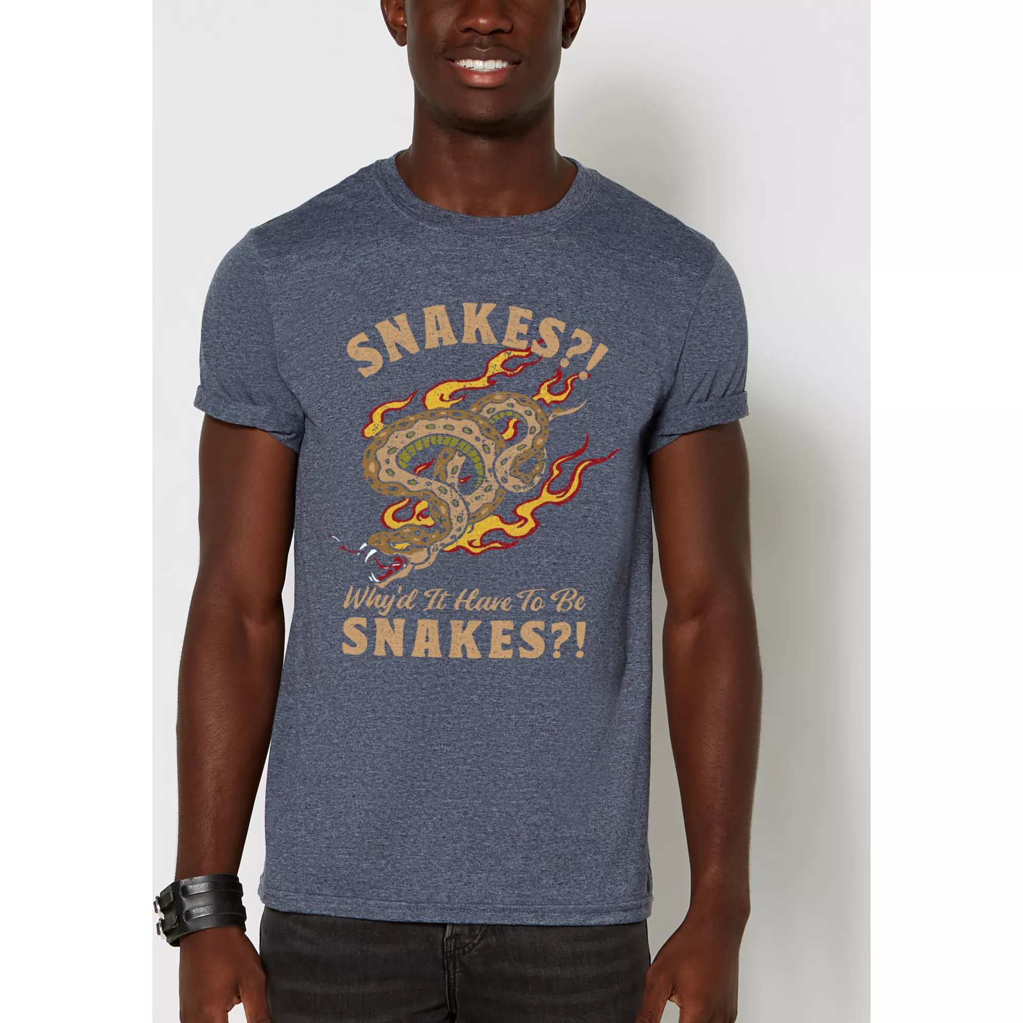 Why Did It Have To Be Snakes T Shirt - Indiana Jones at Spencer's