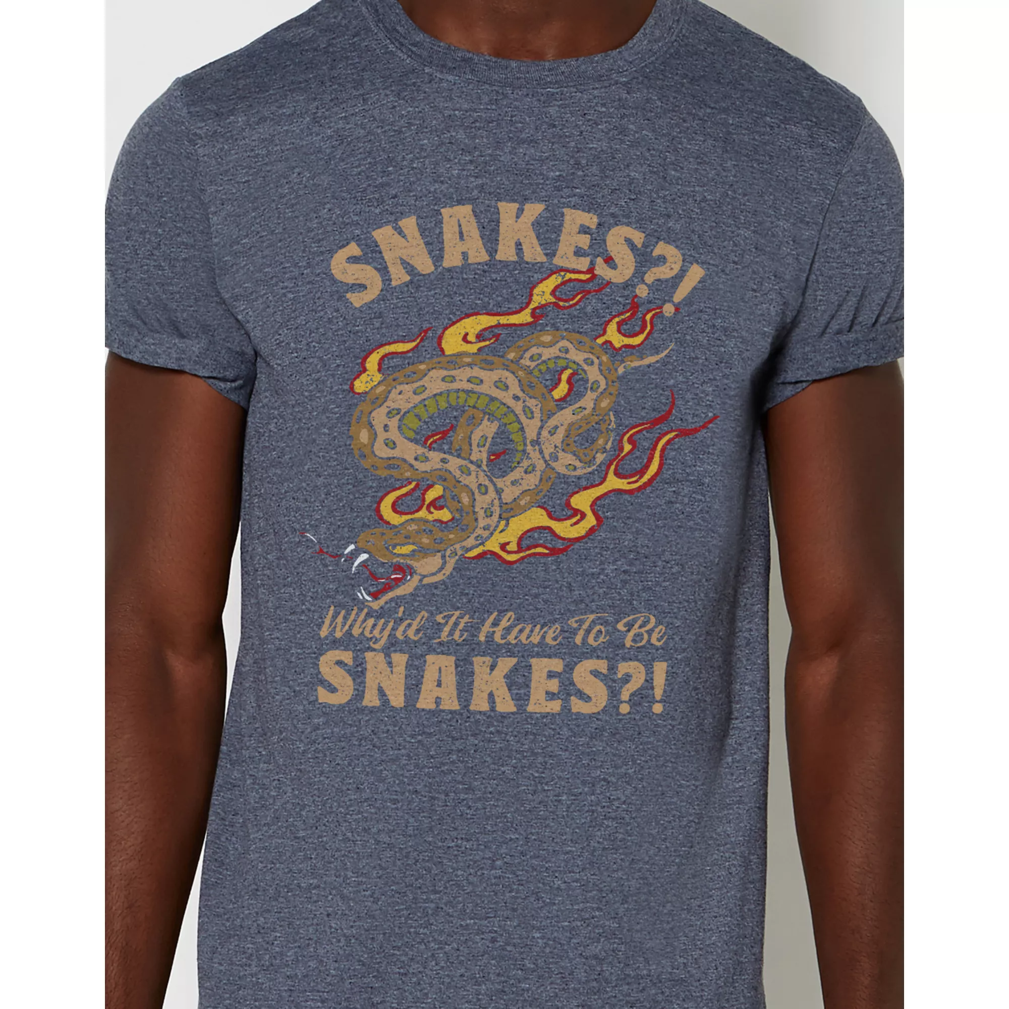 Why Did It Have To Be Snakes T Shirt - Indiana Jones at Spencer's