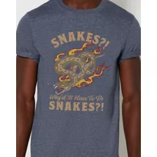 Why Did It Have To Be Snakes T Shirt - Indiana Jones at Spencer's