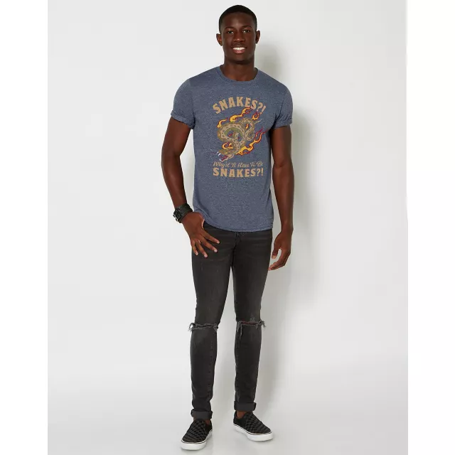 Why Did It Have To Be Snakes T Shirt - Indiana Jones at Spencer's