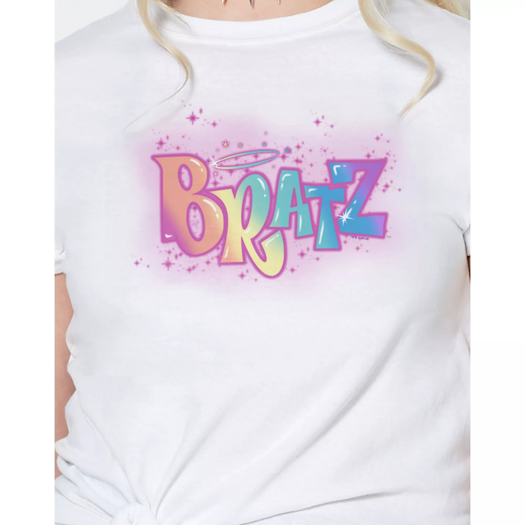 Rainbow Bratz Logo T Shirt at Spencer's