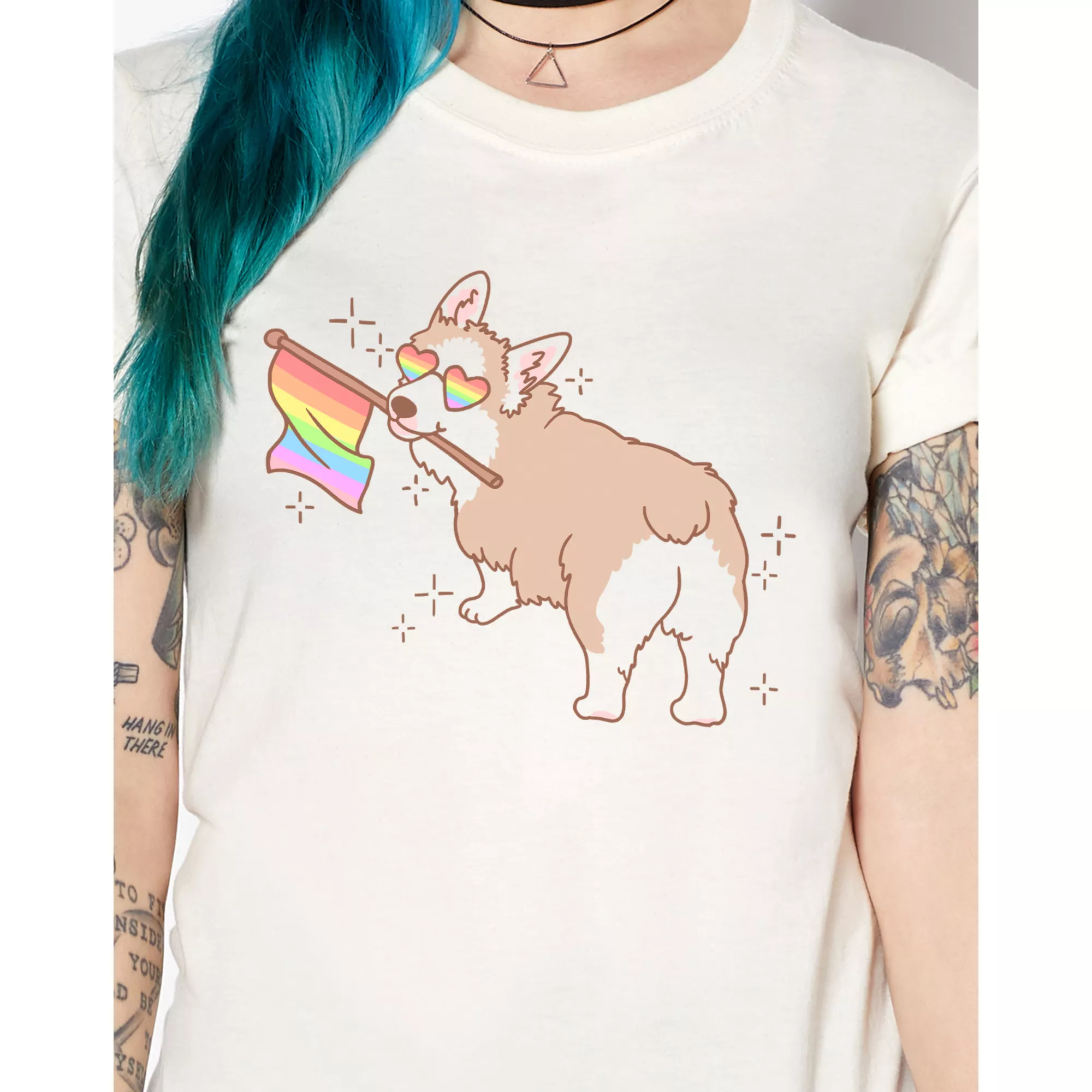 Corgi Pride T Shirt at Spencer's