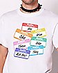 Rainbow Pronouns T Shirt