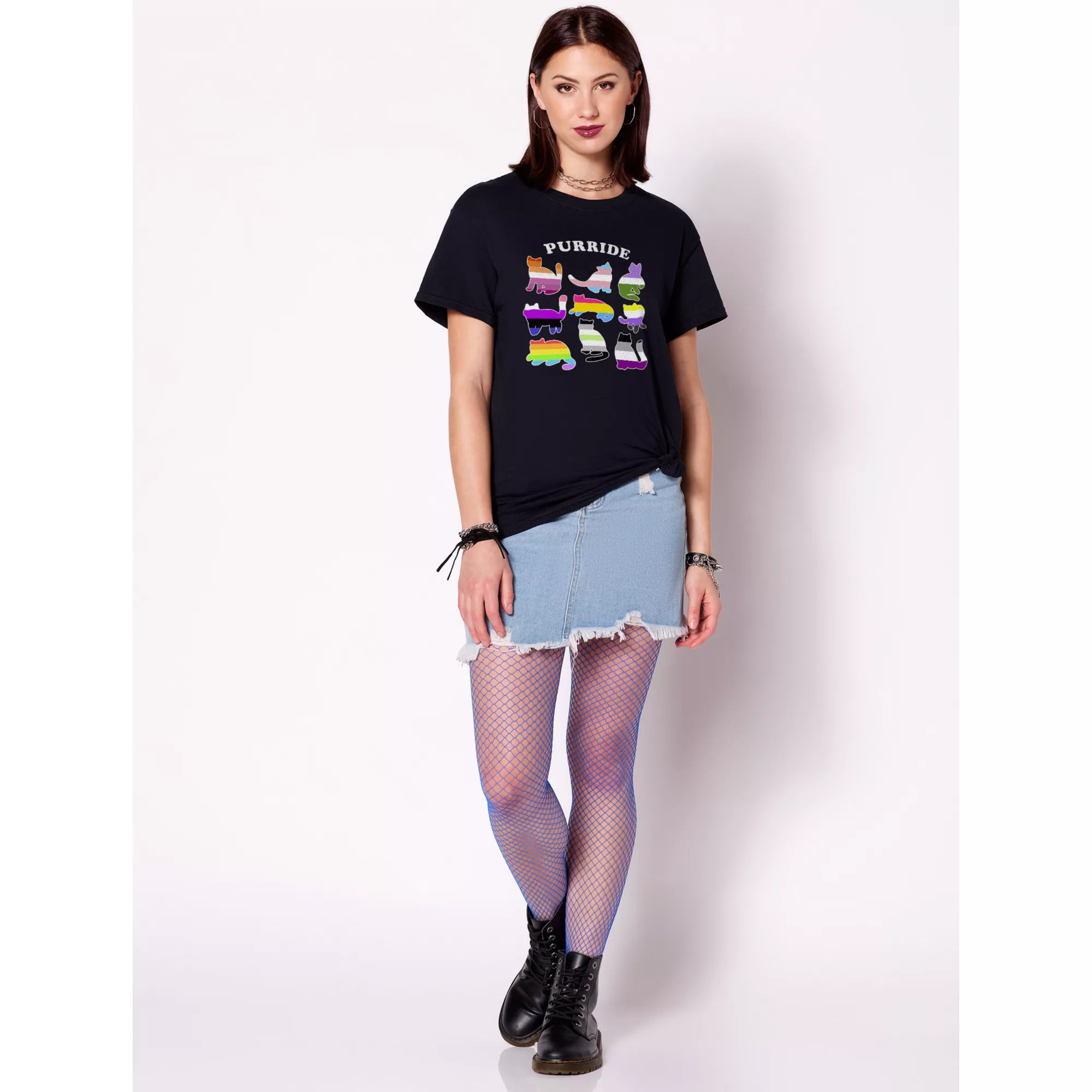 Purride Cat T Shirt at Spencer's