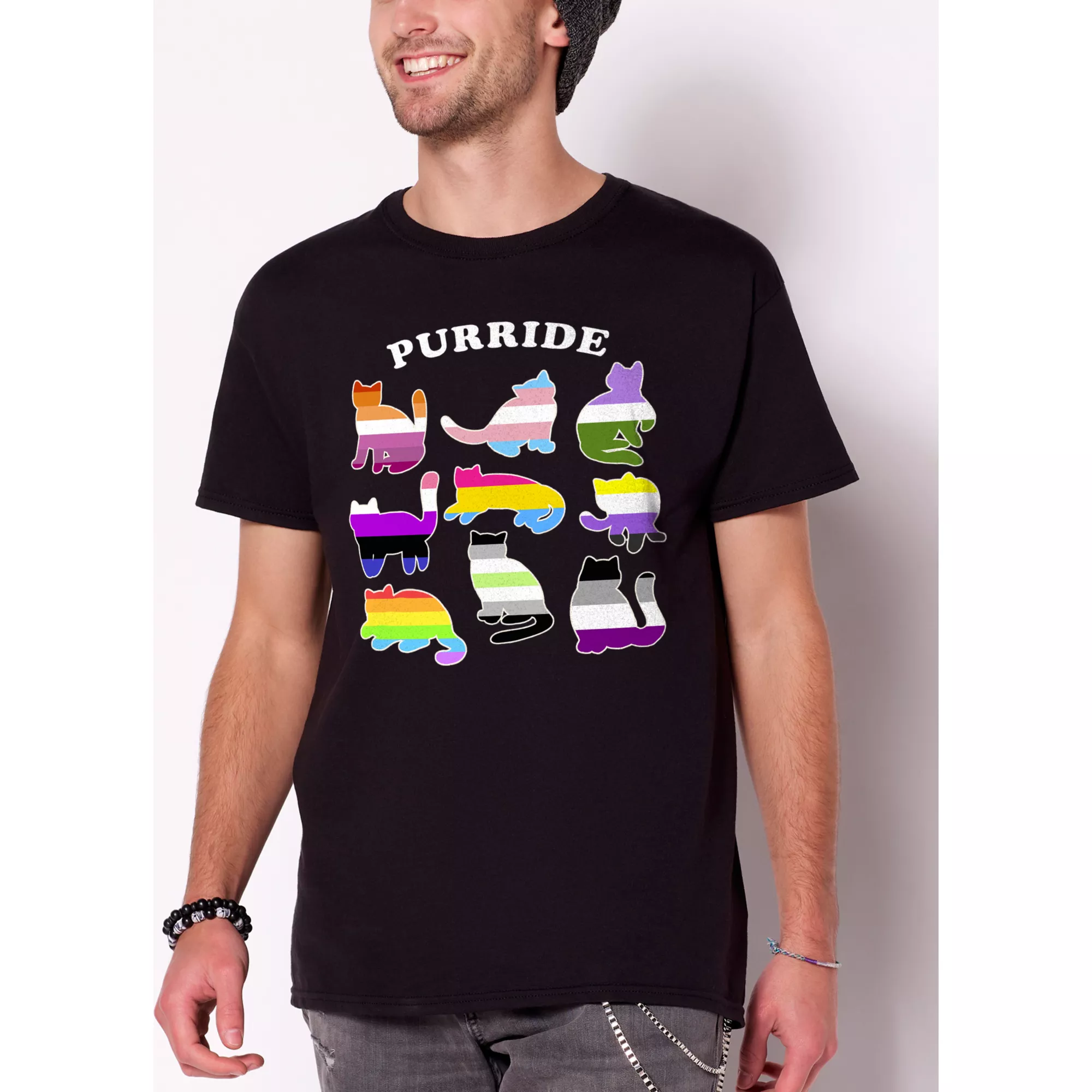 Purride Cat T Shirt at Spencer's