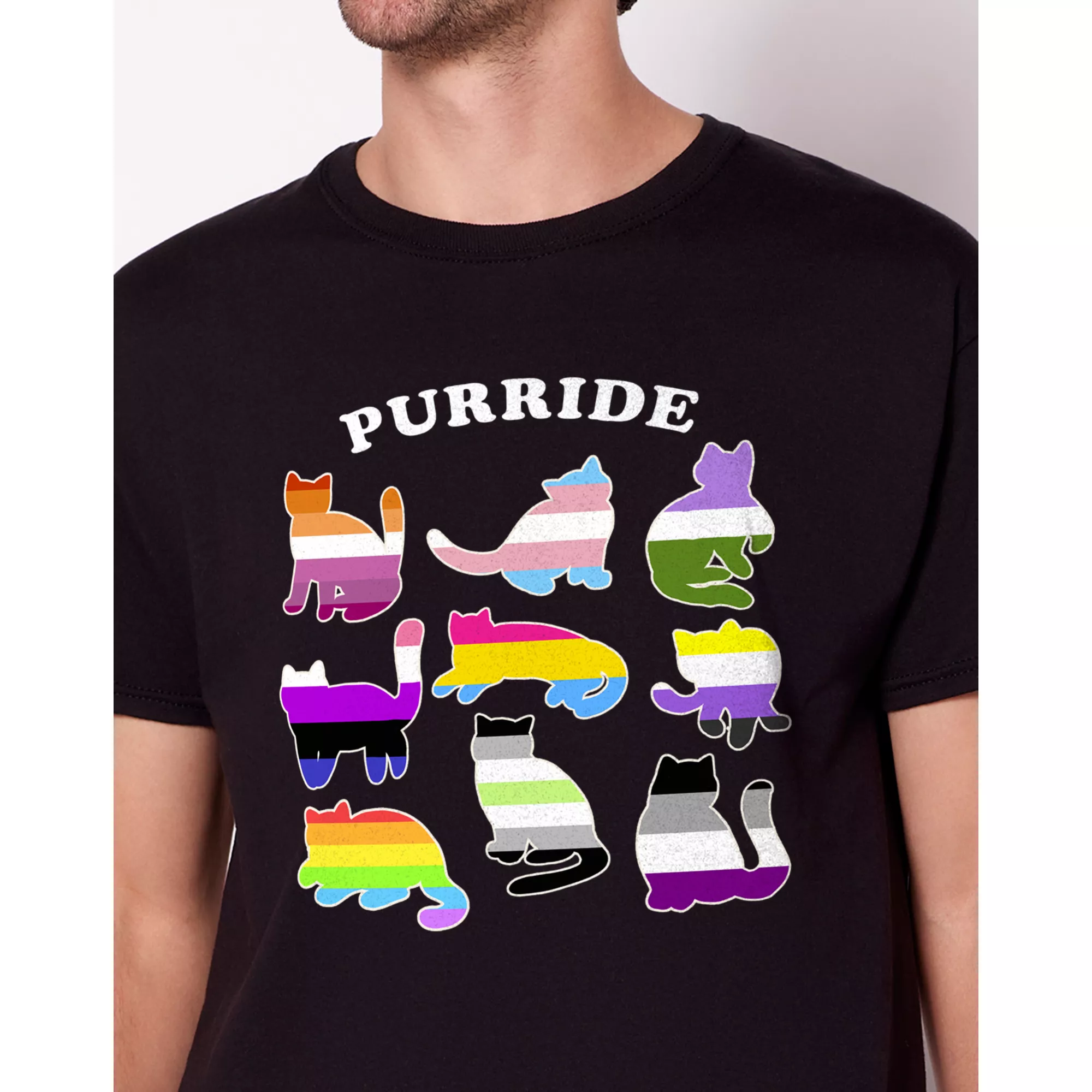 Purride Cat T Shirt at Spencer's