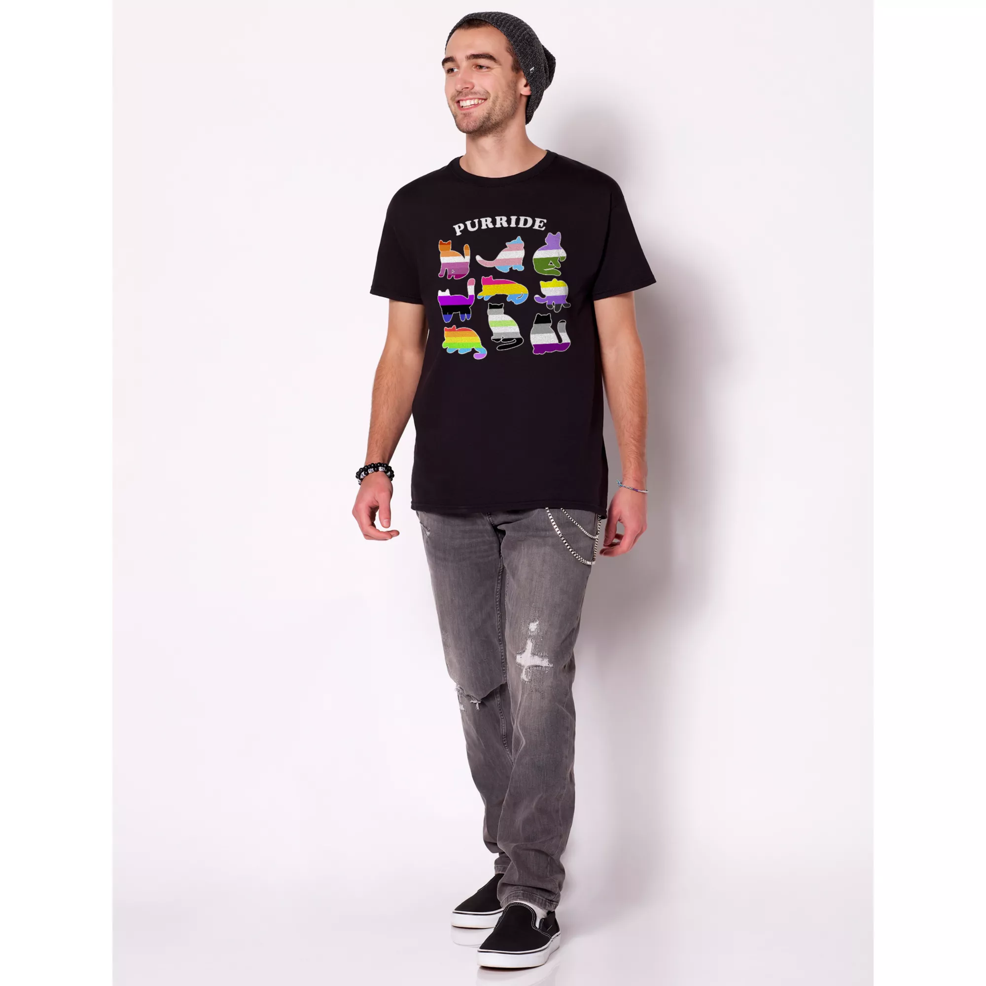 Purride Cat T Shirt at Spencer's