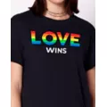 Rainbow Love Wins T Shirt at Spencer's
