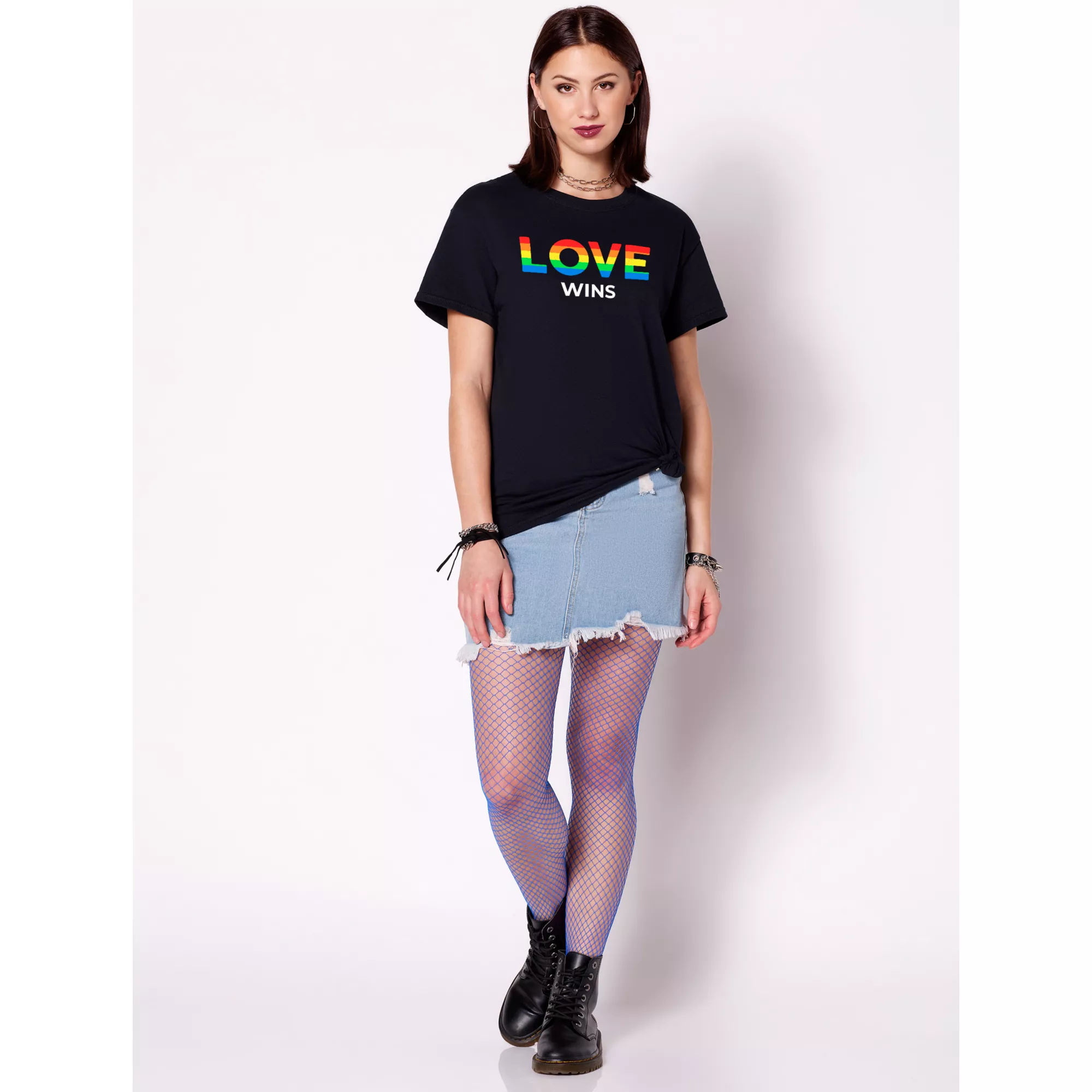 Rainbow Love Wins T Shirt at Spencer's