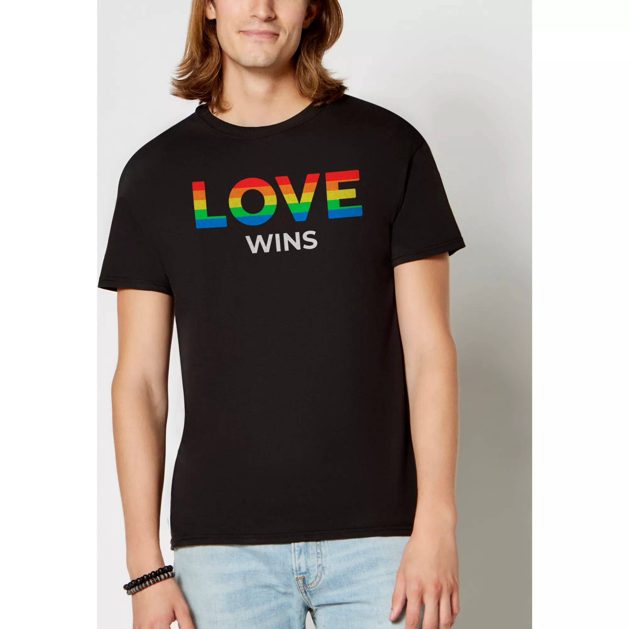 Rainbow Love Wins T Shirt at Spencer's