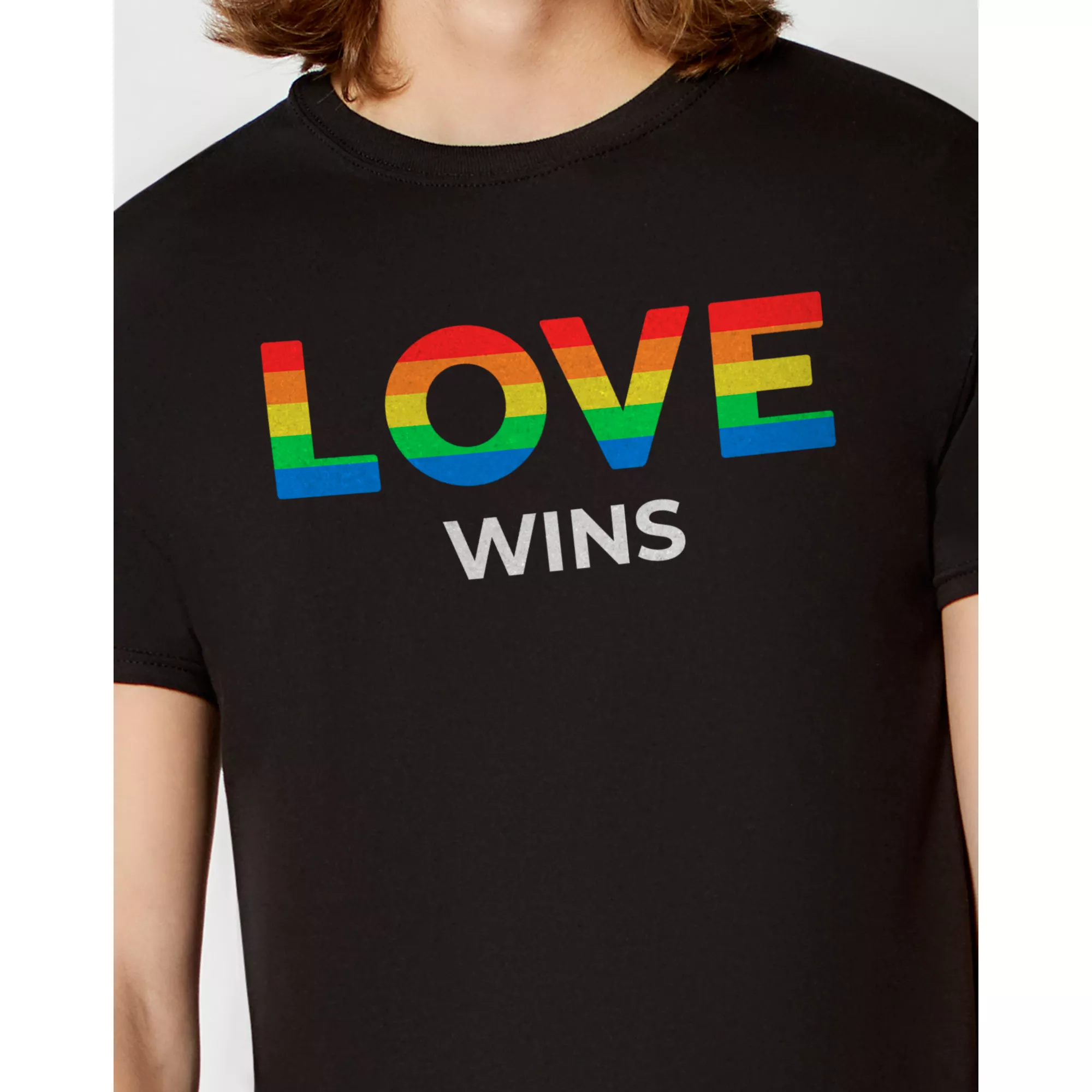 Rainbow Love Wins T Shirt at Spencer's