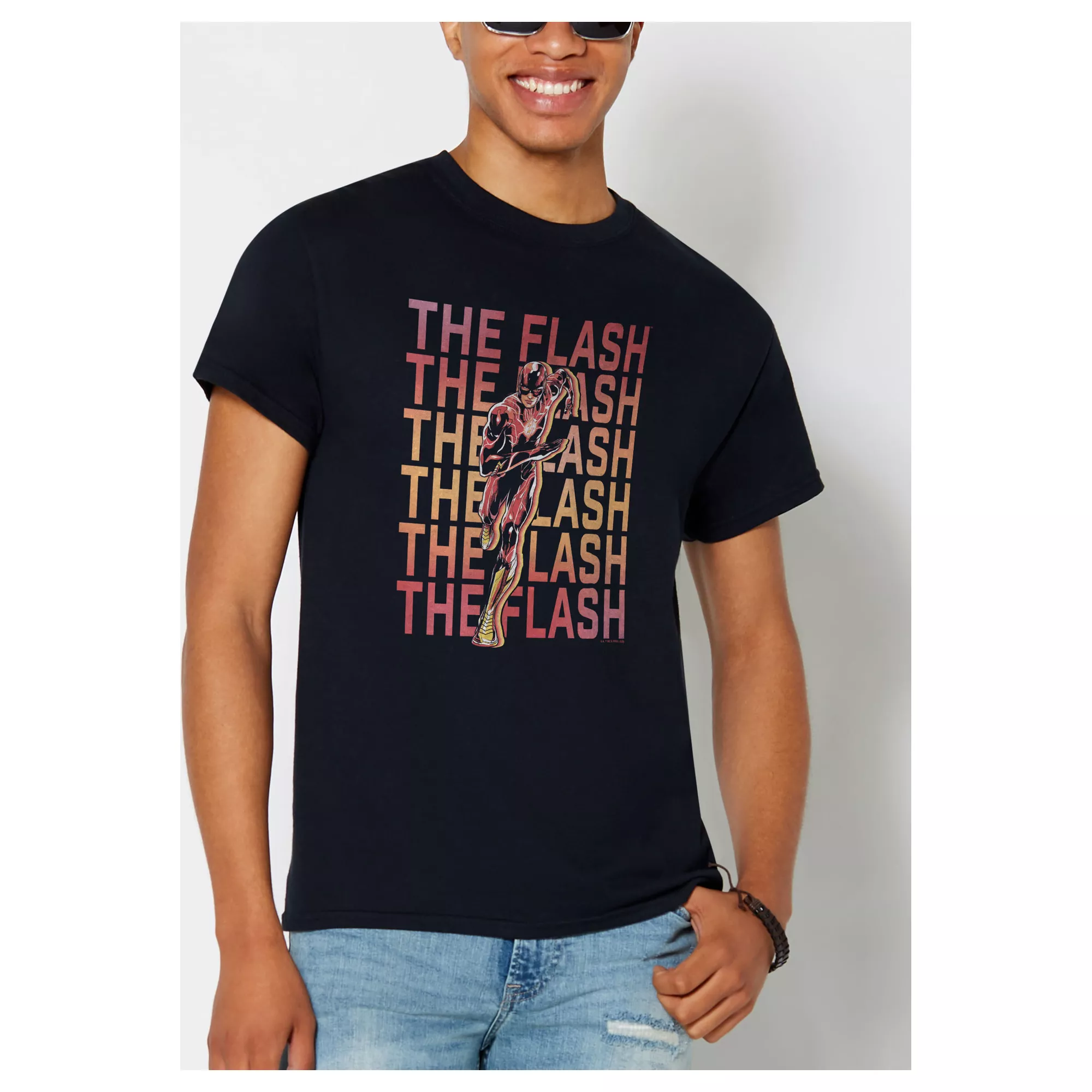 Repeating Logo T Shirt - The Flash at Spencer's