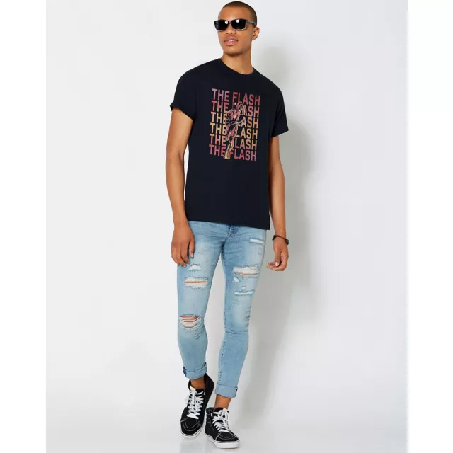 Repeating Logo T Shirt - The Flash at Spencer's