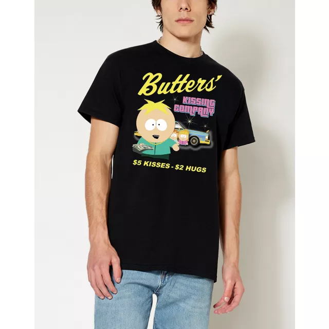 Butters' Kissing Company Butters Stotch T Shirt - South Park at Spencer's