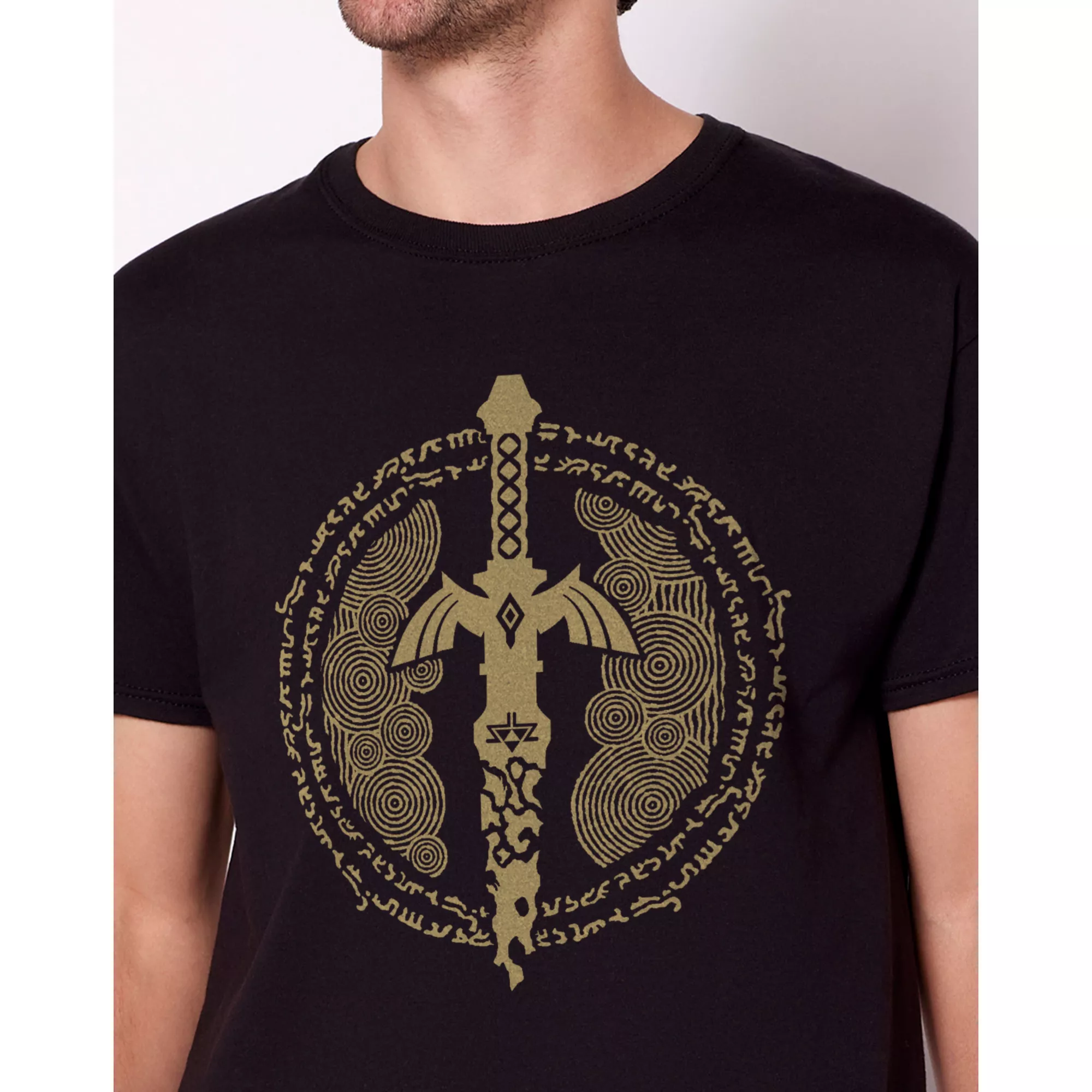 Black Master Sword T Shirt - Nintendo