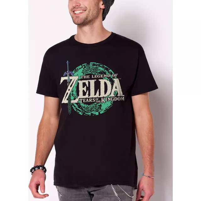The Legend of Zelda Tears of the Kingdom Logo T Shirt - Nintendo at Spencer's