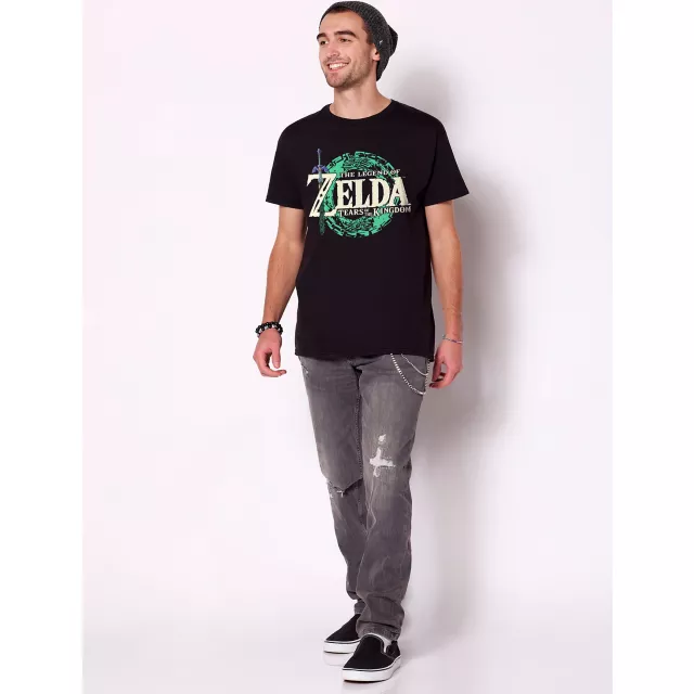 The Legend of Zelda Tears of the Kingdom Logo T Shirt - Nintendo at Spencer's