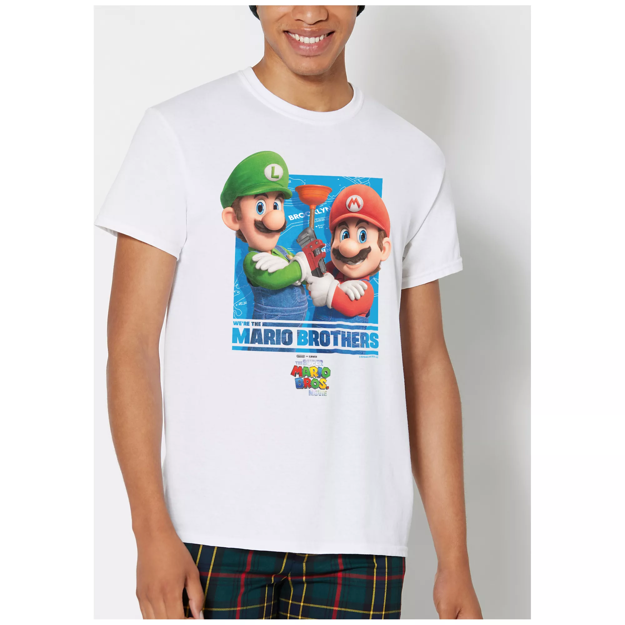 The Mario Brothers T Shirt - The Super Mario Movie at Spencer's