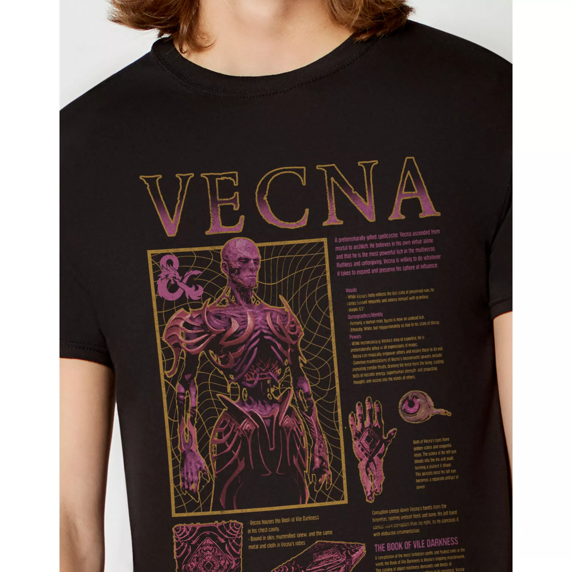 Vecna Schematic T Shirt - Dungeons & Dragons at Spencer's