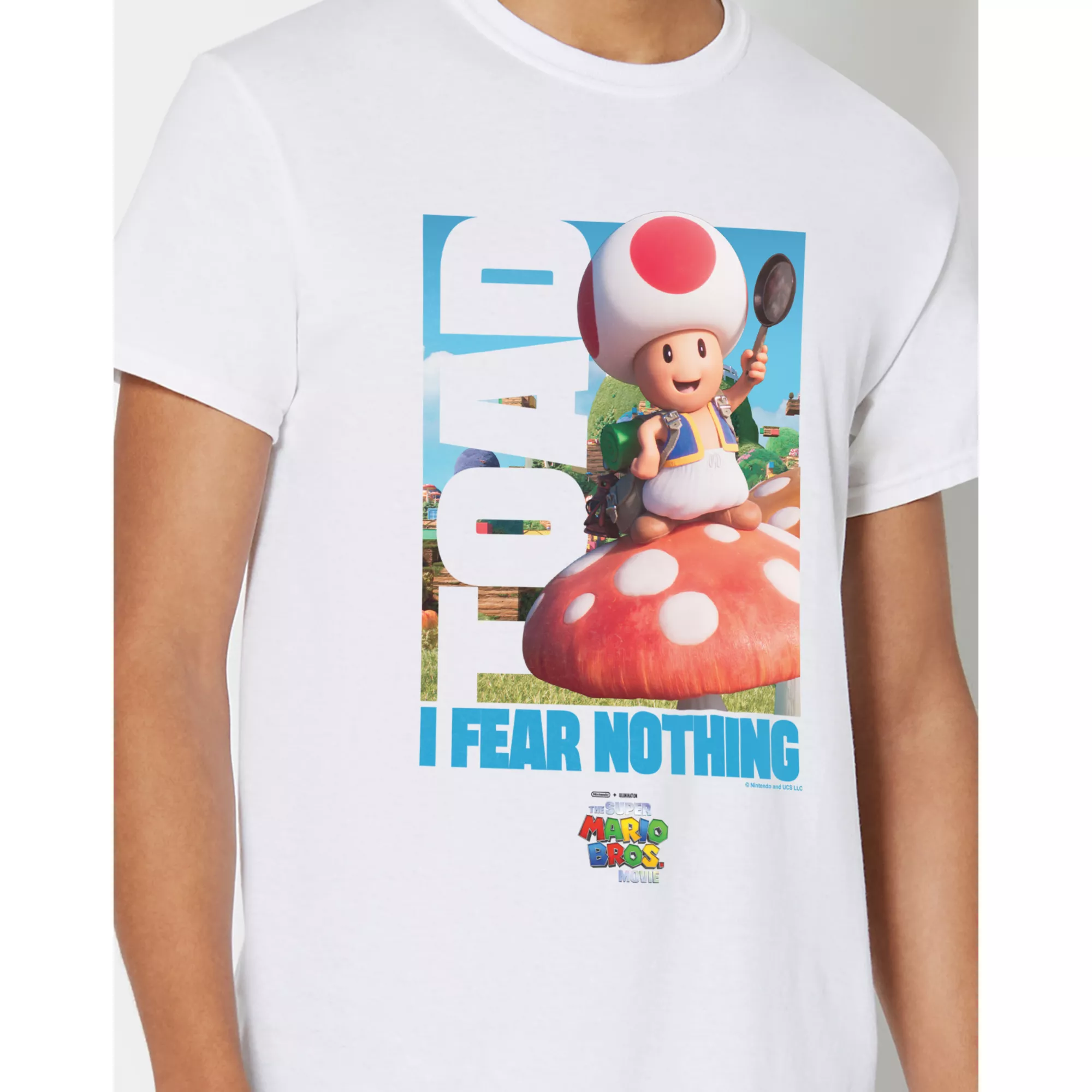 Toad Fears Nothing T Shirt - The Super Mario Bros. Movie at Spencer's