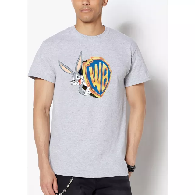 Bugs Bunny Logo Surprise T Shirt - WB 100 at Spencer's