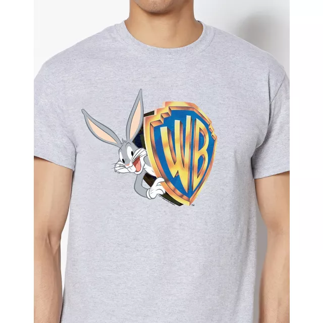 Bugs Bunny Logo Surprise T Shirt - WB 100 at Spencer's