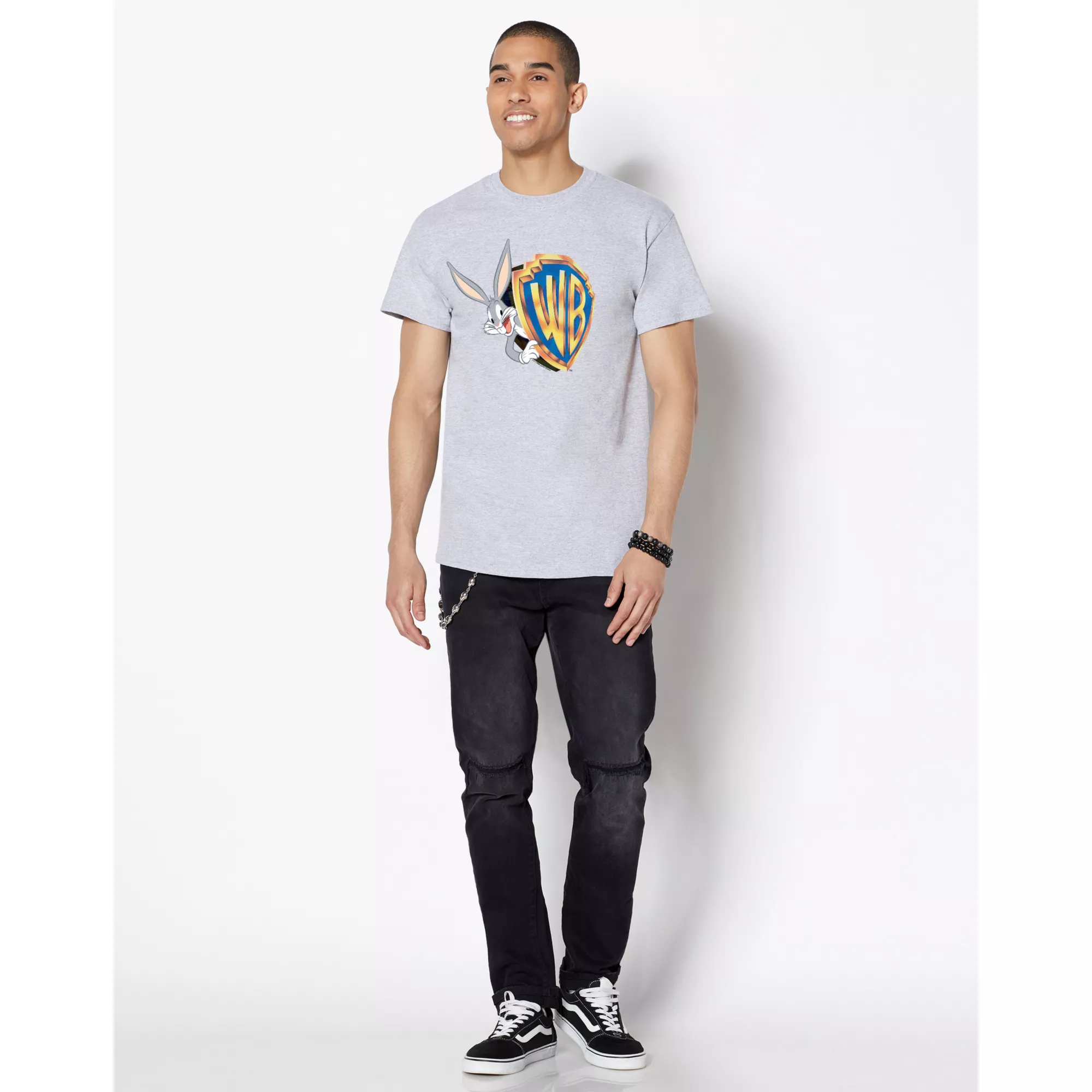 Bugs Bunny Logo Surprise T Shirt - WB 100 at Spencer's