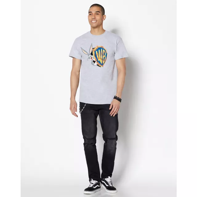 Bugs Bunny Logo Surprise T Shirt - WB 100 at Spencer's