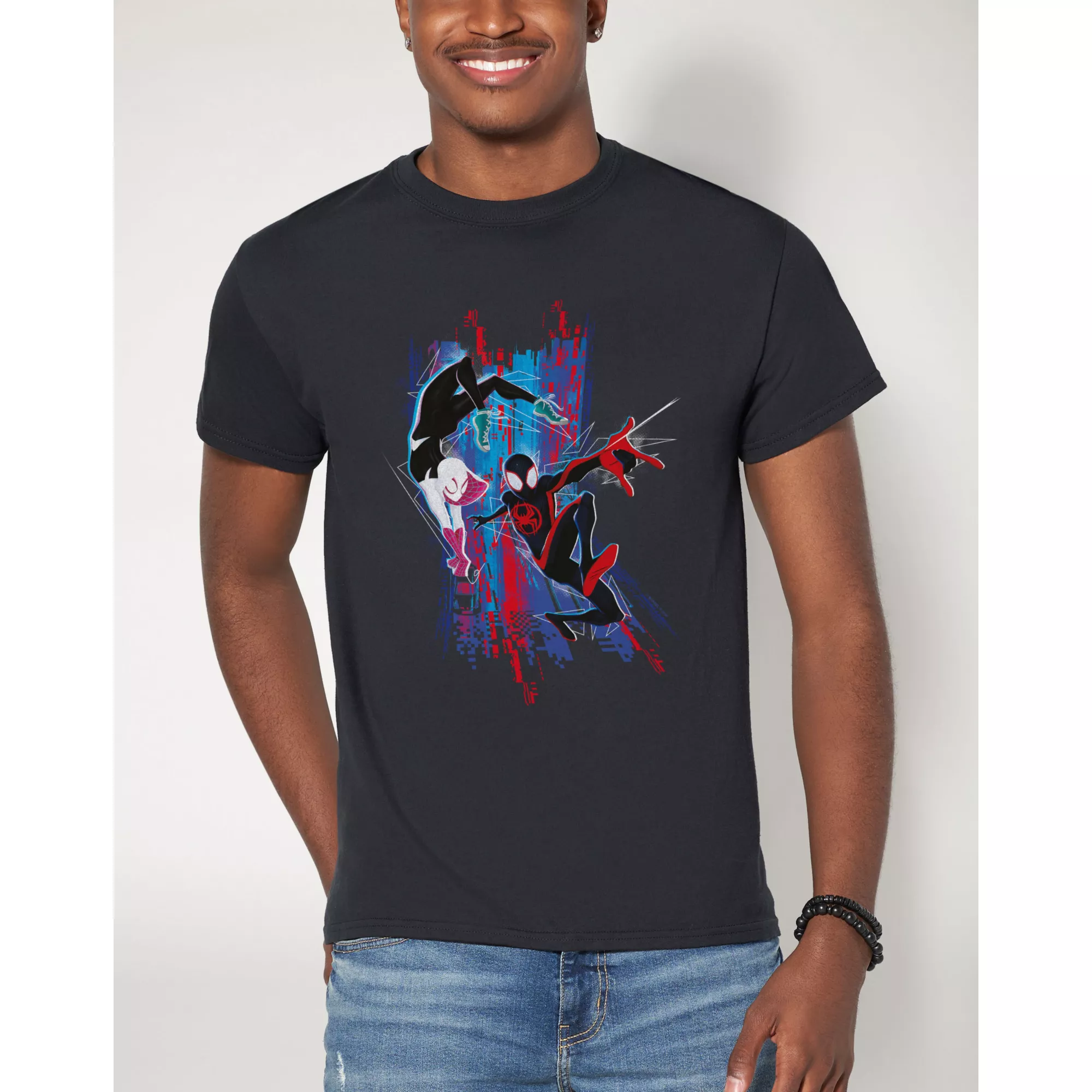 Spider-Gwen and Miles T Shirt - Spider-Man at Spencer's