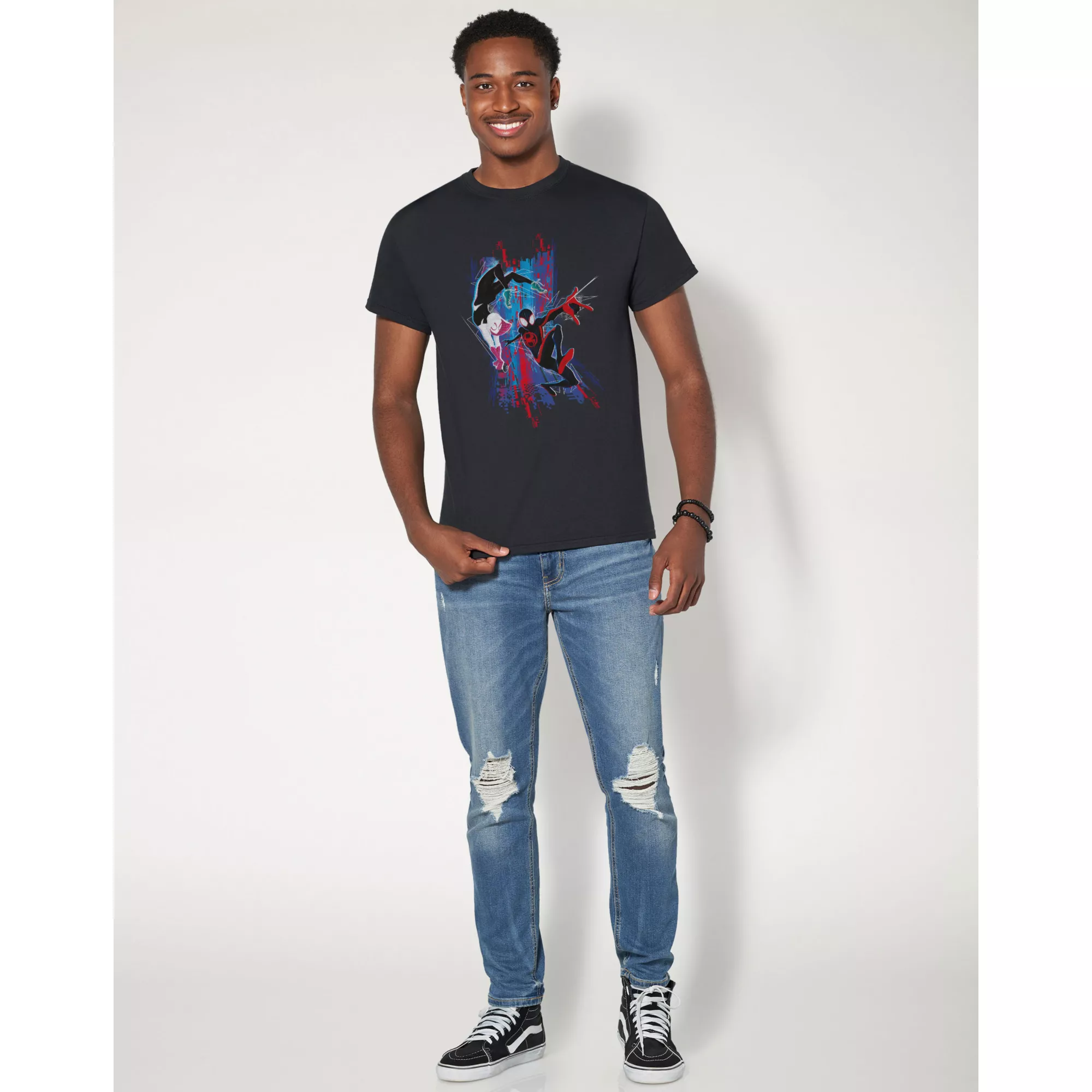 Spider-Gwen and Miles T Shirt - Spider-Man at Spencer's