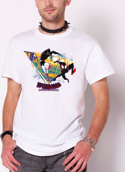 Spider-Man: Across the Spiderverse Gwen and Miles T Shirt - Spider-Man