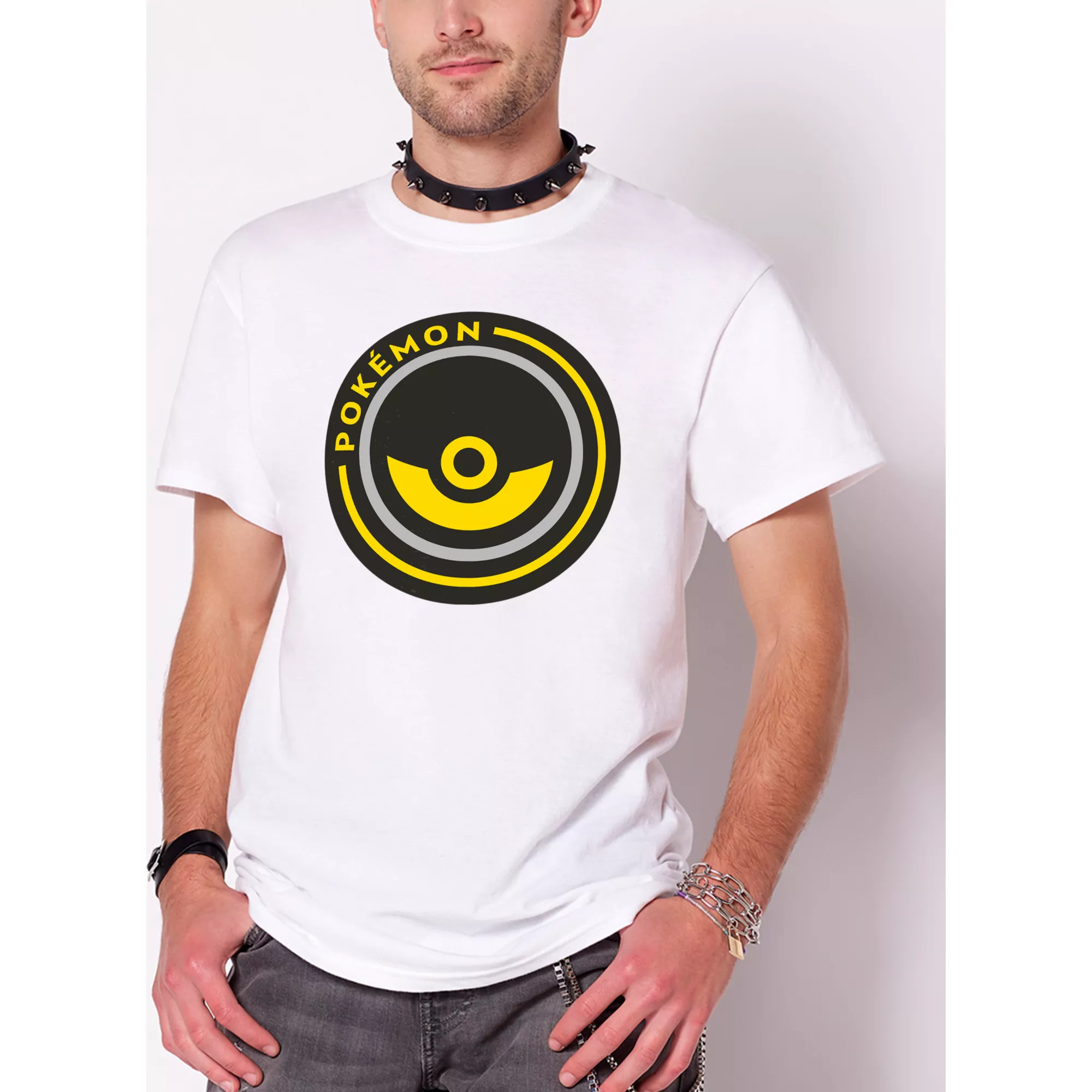 Yellow and Black Poké Ball T Shirt - Pokémon at Spencer's