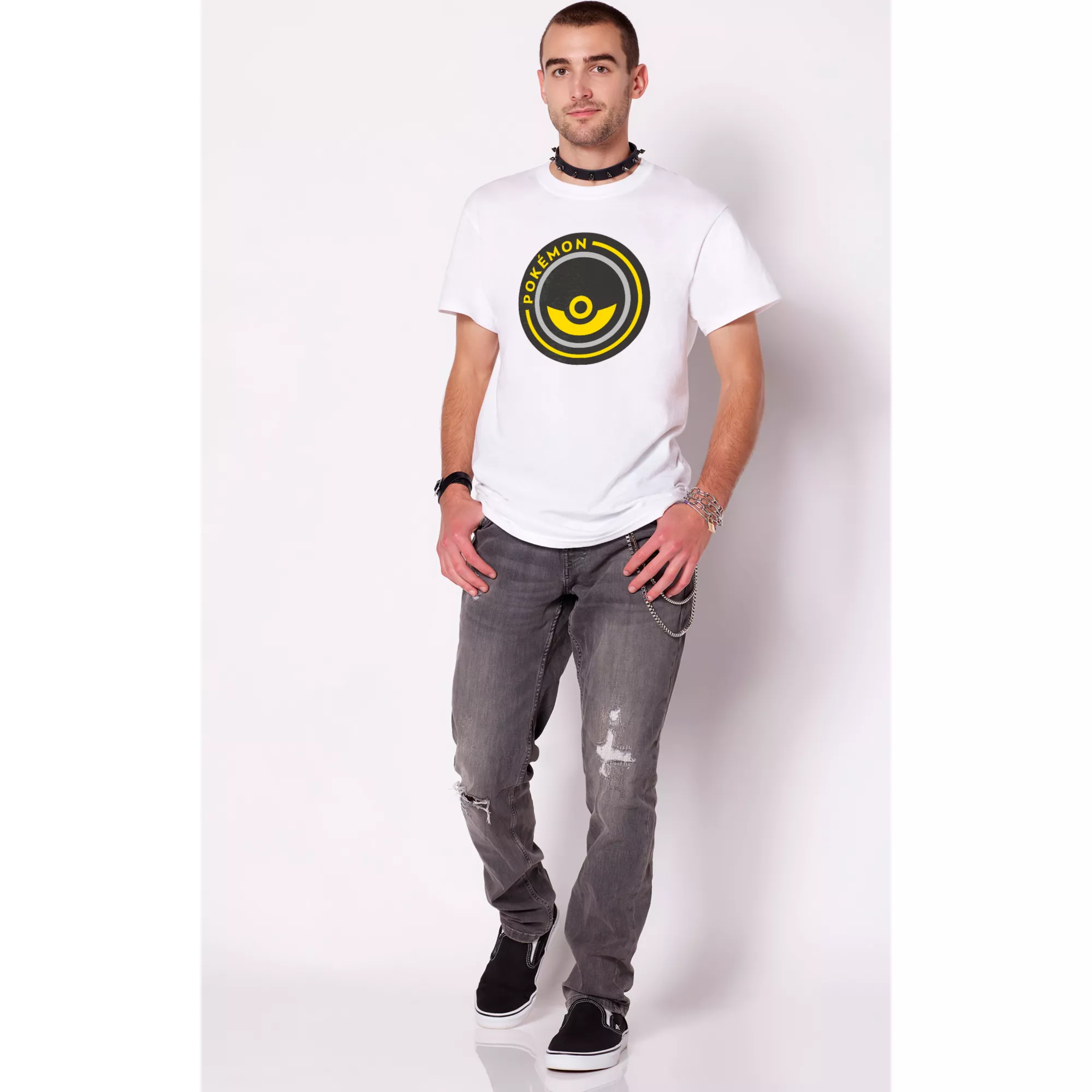 Yellow and Black Poké Ball T Shirt - Pokémon at Spencer's