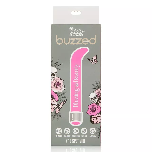 Blazing Beauty 10-Function Waterproof G-Spot Vibrator - 7 Inch at Spencer's