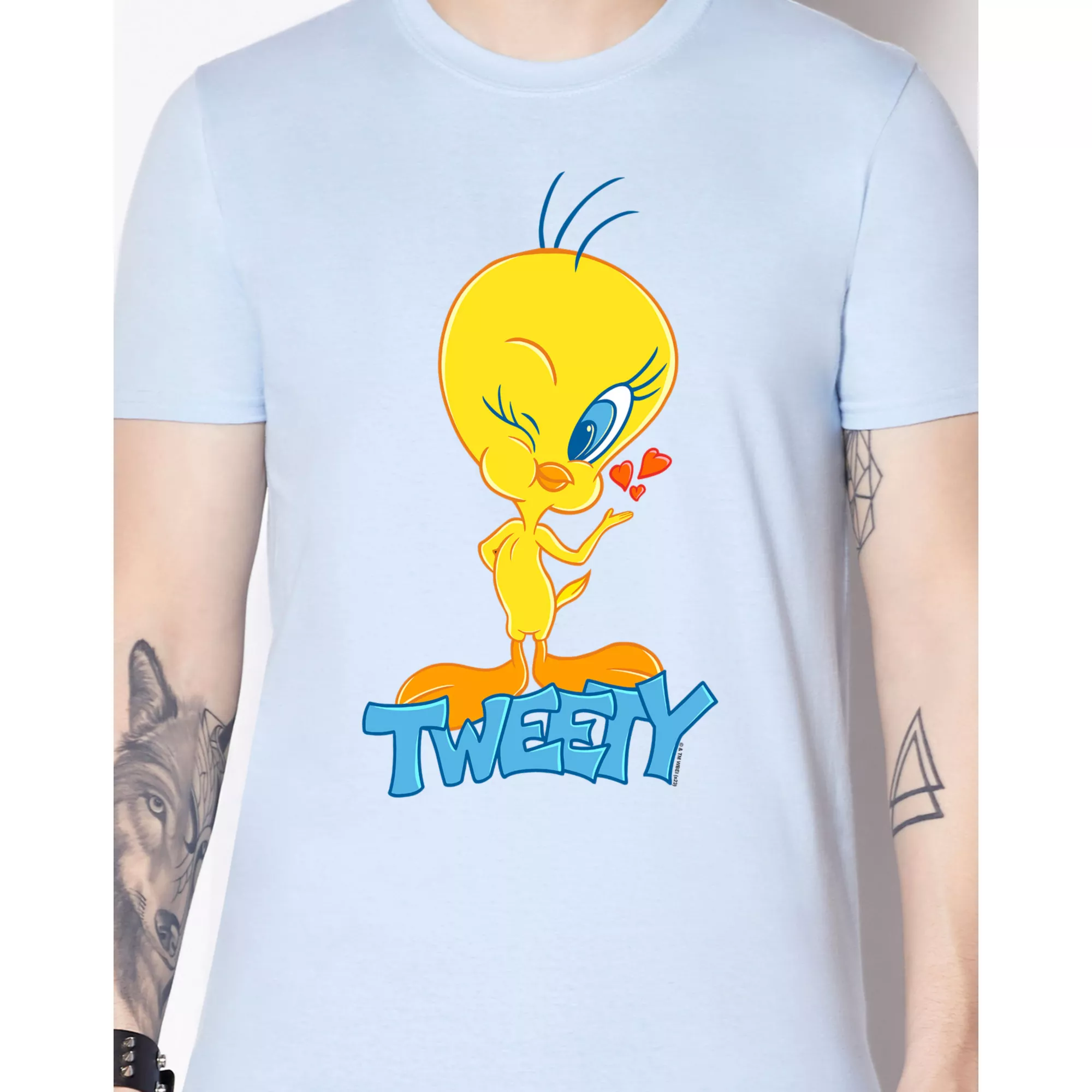 Blue Cutie Tweety T Shirt - Looney Tunes at Spencer's