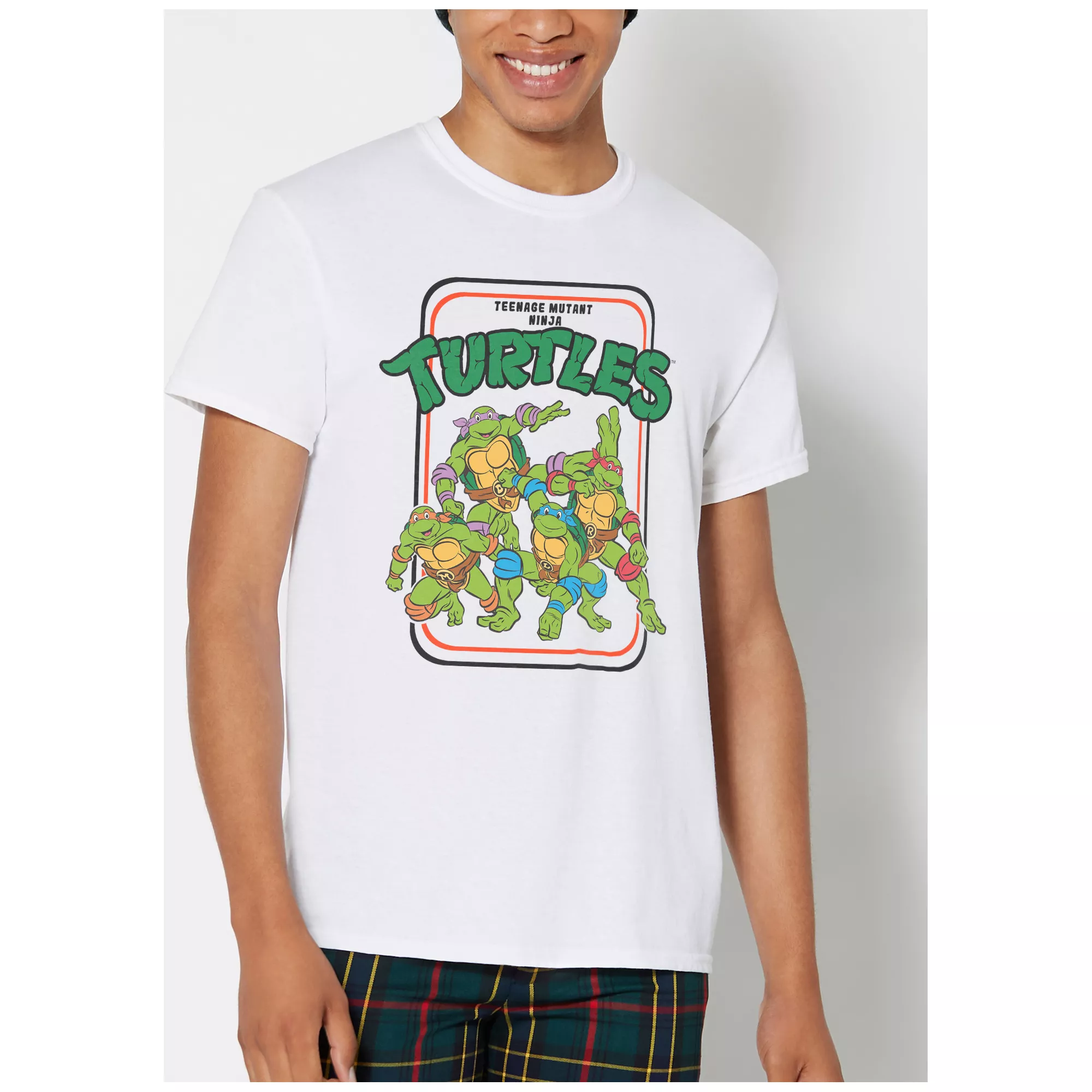 White Vintage TMNT T Shirt - Teenage Mutant Ninja Turtles at Spencer's