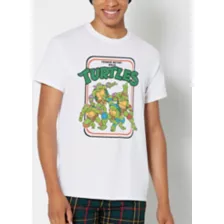White Vintage TMNT T Shirt - Teenage Mutant Ninja Turtles at Spencer's