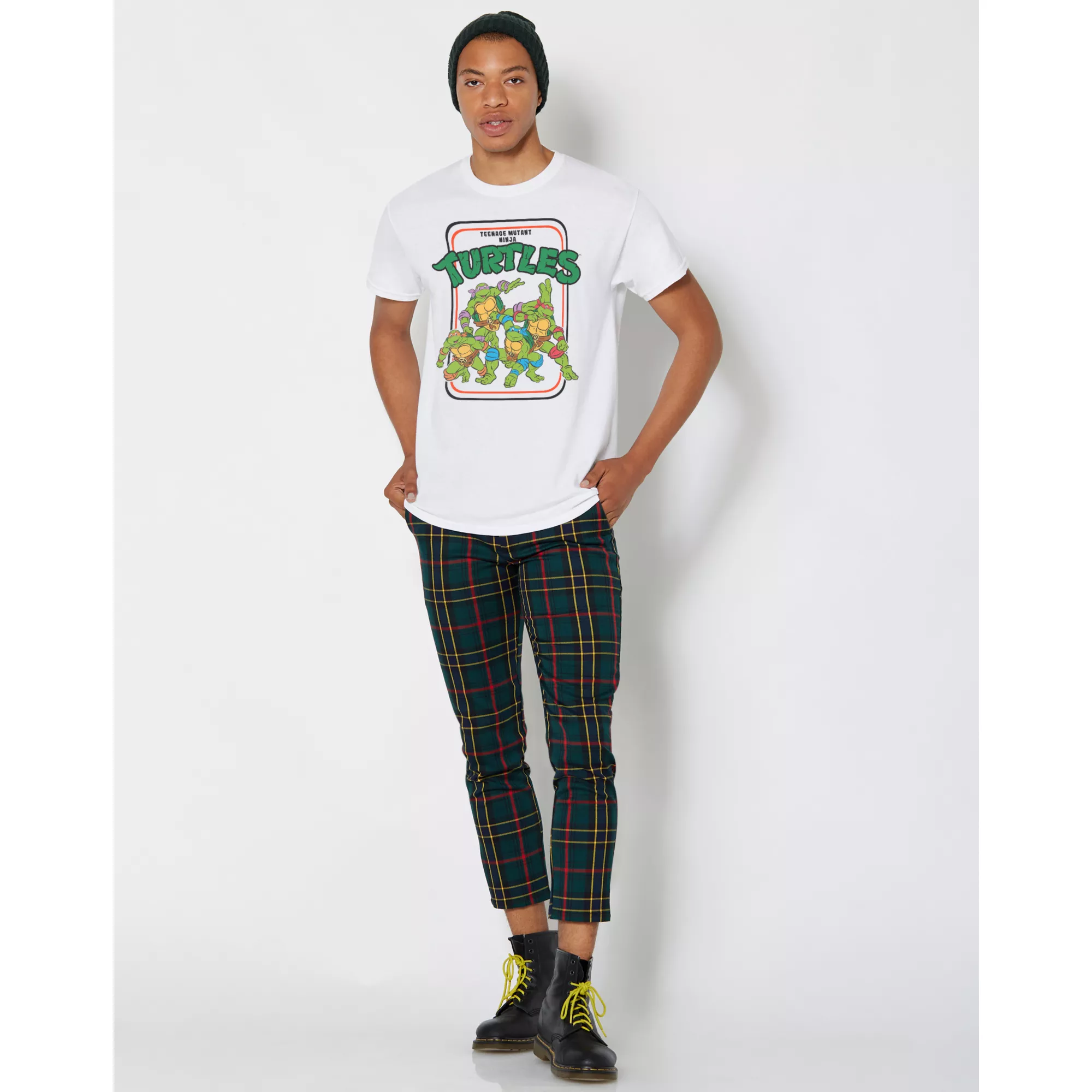 White Vintage TMNT T Shirt - Teenage Mutant Ninja Turtles at Spencer's