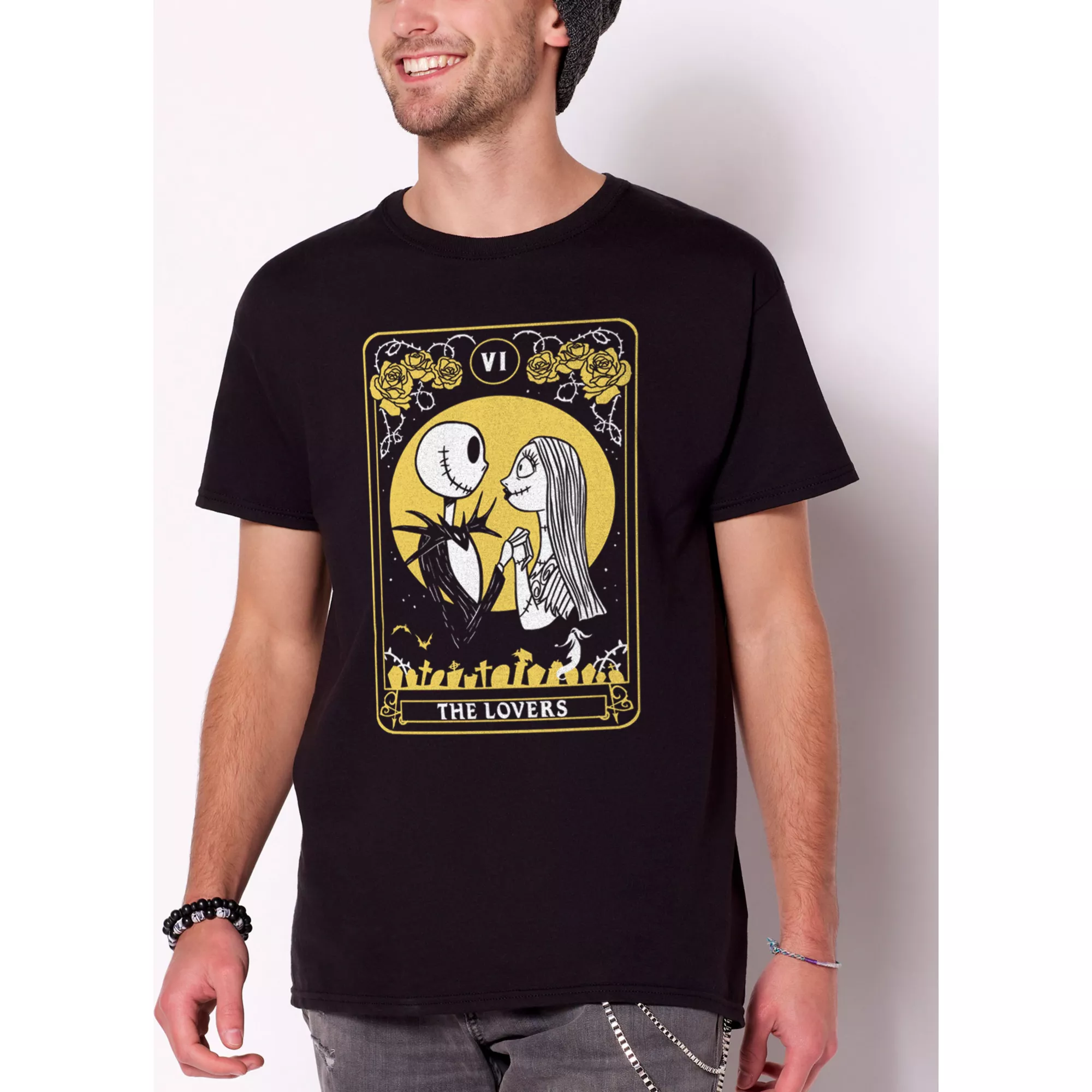 Jack Skellington and Sally Tarot T Shirt - The Nightmare Before Christmas at Spencer's