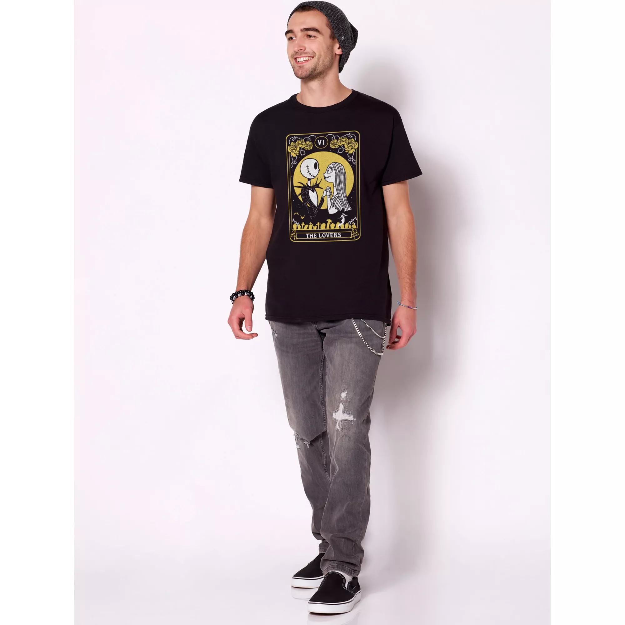 Jack Skellington and Sally Tarot T Shirt - The Nightmare Before Christmas at Spencer's