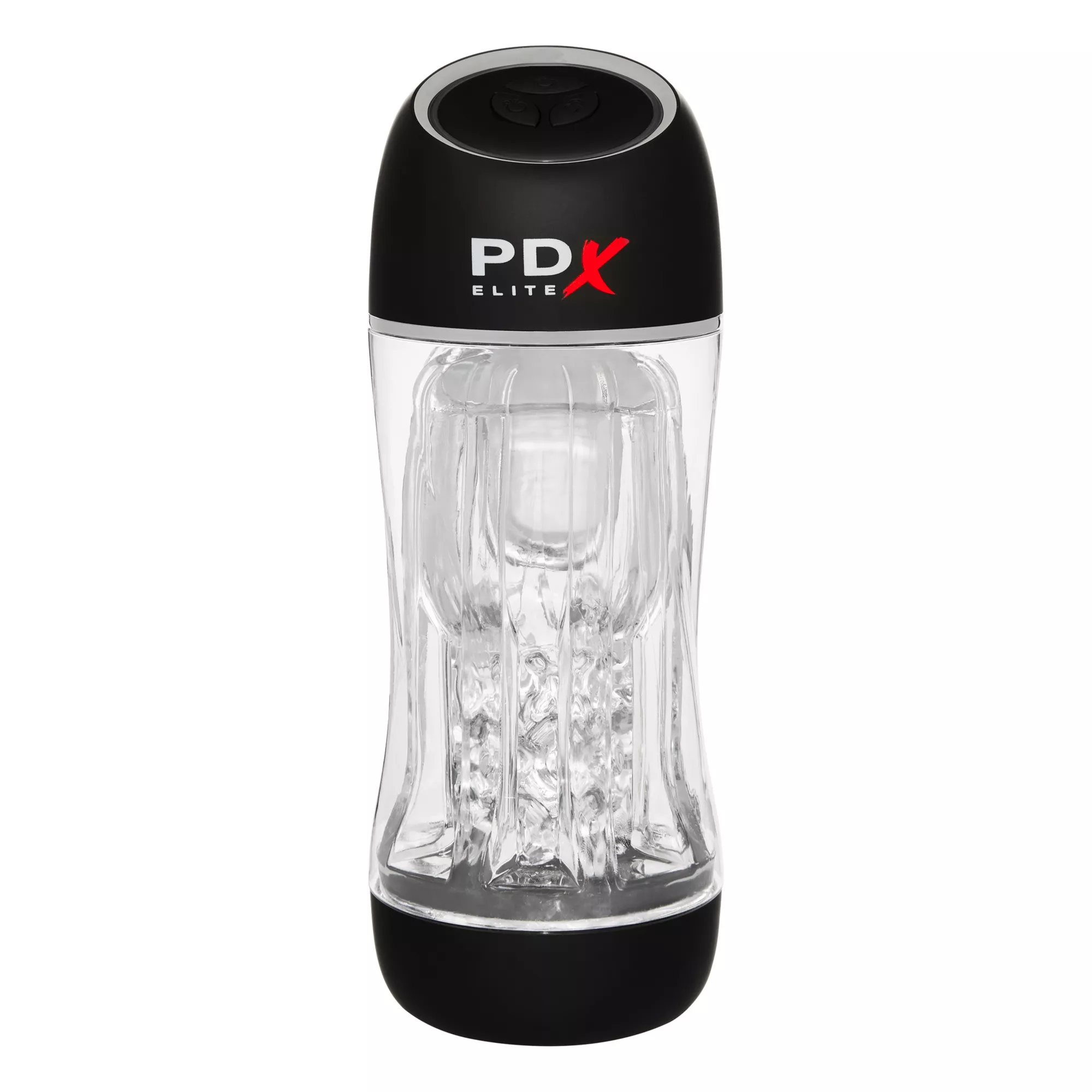 20-Function ViewTube Pro See-Thru Vibrating Stroker at Spencer's