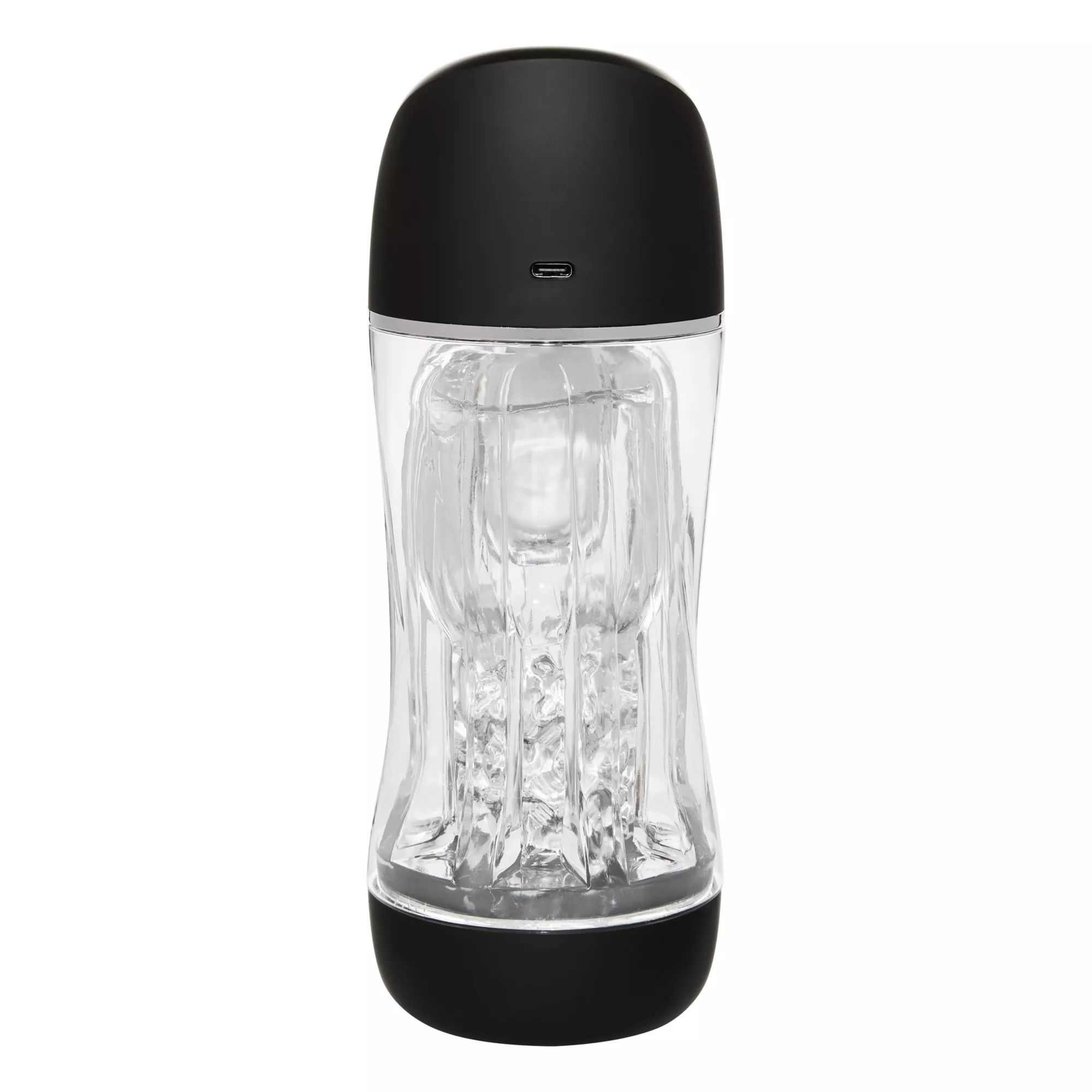 20-Function ViewTube Pro See-Thru Vibrating Stroker at Spencer's