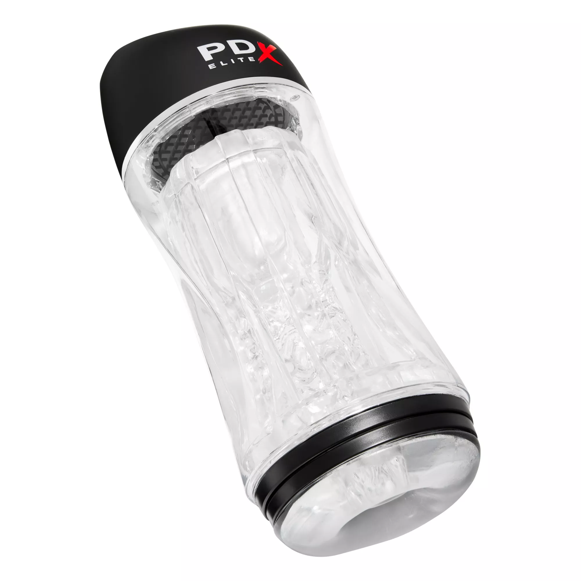 20-Function ViewTube Pro See-Thru Vibrating Stroker at Spencer's