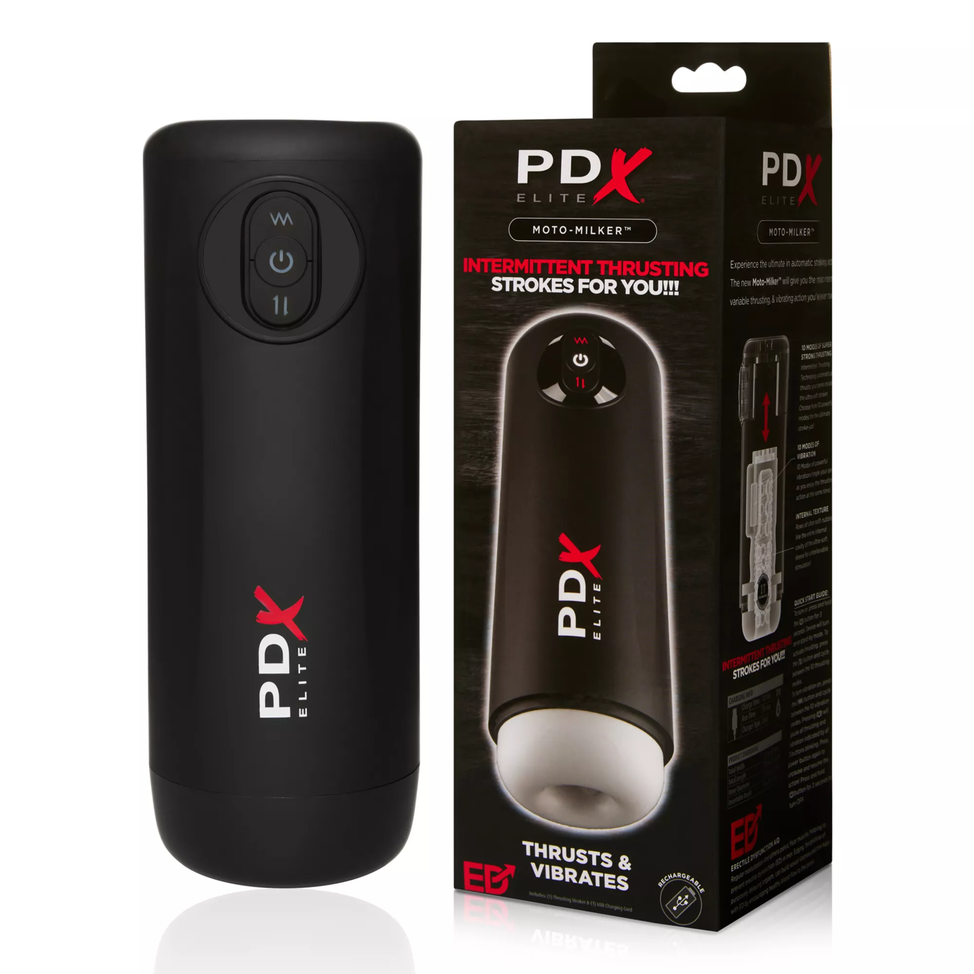 PDX Elite Moto Milker Stroker - 9.75 Inch at Spencer's